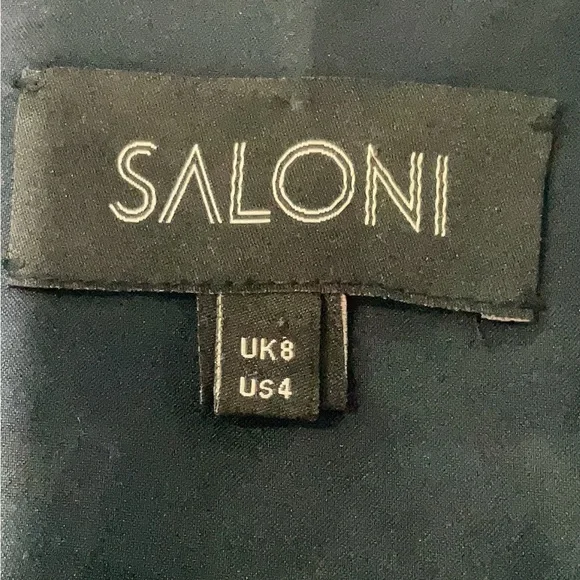 SALONI Navy Blue Midi Dress - Picture 3 of 6